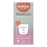 Bolsius clean lights refill doftljus i doften gardenia och fikon