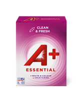 A+ Essential pulver tvättmedel i stor förpackning