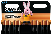 Duracell Optimum Power Boost AA batteri