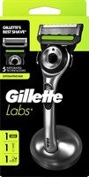 Gillette labs rakhyvel med rakblad och en hållare