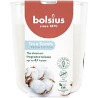 Bolsius doftljus true scents i glas, storlek Large, doft Fresh cotton