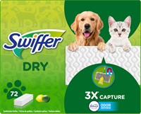 Swiffer pet dry refillförpackning med rengöringsdukar till swiffer