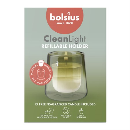Bolsius Doftljus Clean Lights Gardenia & Fikon 4x1-p