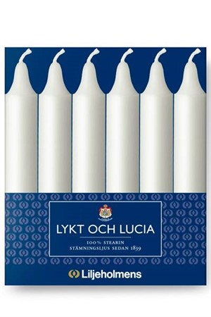 Liljeholmens Lykt-o Lucia 12/6-pack Vit Svanen