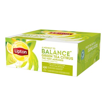 Lipton Storpack Green Tea Citrus 12x100-p