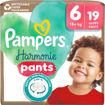 Pampers Harmonie Pants S6 15kg+ 4x19-p