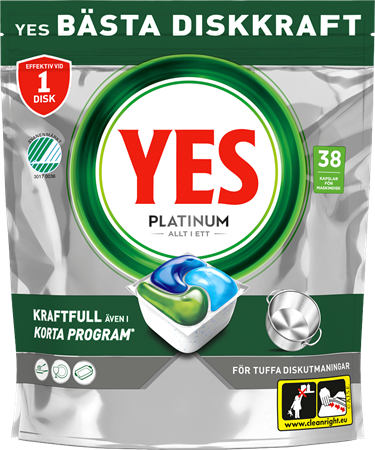 Yes Platinum original diskmaskinstabletter
