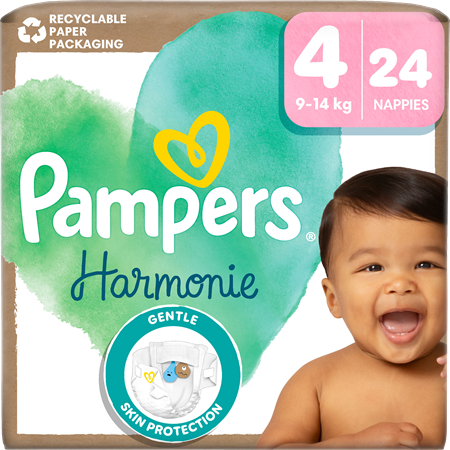 Pampers Harmonie Tejpb. S4 9-14kg 4x24-p