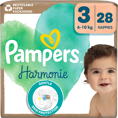 Pampers Harmonie Tejpb. S3 6-10kg 4x28-p