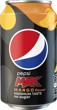Pepsi Max Mango 33cl Burk 24-p