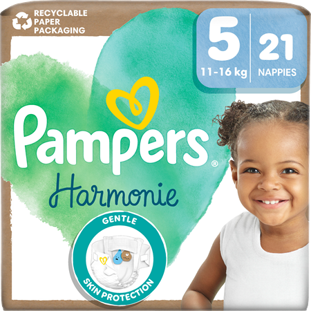 Pampers Harmonie Tejpb. S5 11-16kg 4x21-p