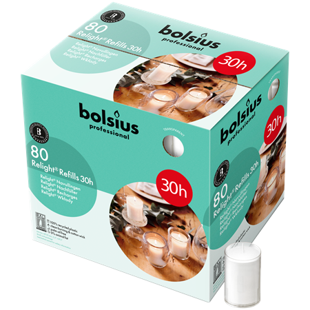 Bolsius Relight Refills ljus 30h 1x90-p
