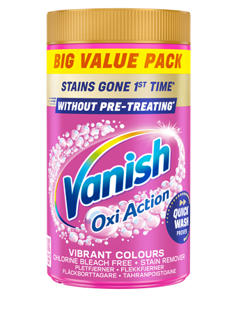 Vanish Pink Laundry Booster Pulver 6x1,4kg