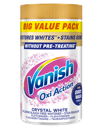Vanish White Laundry Booster Pulver 6x1,4kg