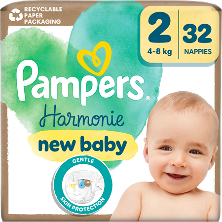 Pampers Harmonie New Baby S2 4-8kg 3x32-p