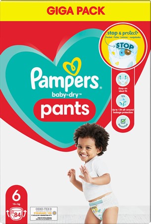 Pampers Baby Dry Pants S6 15+kg 1x84-p GB