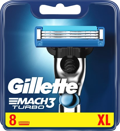 Gillette Blades Male Mach3 Turbo  10x8-p