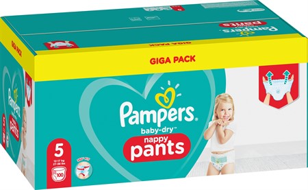 Pampers Baby Dry Pants S5 12-17kg 1x100-p GB