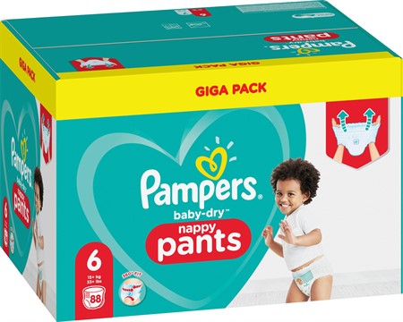 Pampers Baby Dry Pants S6 15+kg 1x88-p GB