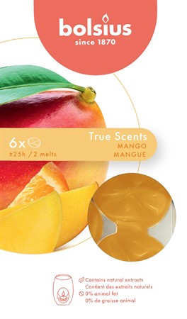 Bolsius Doftvax True Scents Mango 8x6-p
