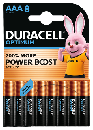 Duracell Optimum AAA 10x8-p