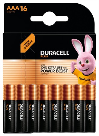 Duracell Plus Boost AAA alkaliskt 10x16-p