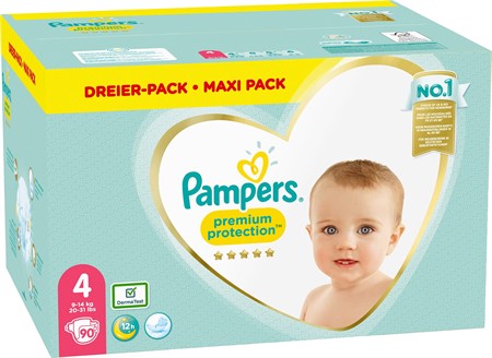 Pampers Premium Protection S4 9-14kg 1x90-p MB
