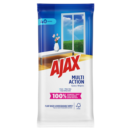 Ajax Wipes Glas 20x40-p