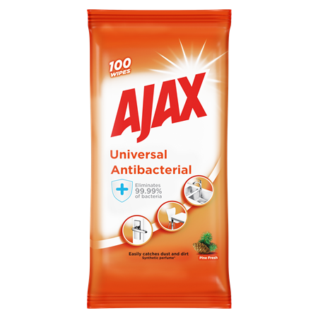 Ajax Wipes Universal Multisurface 12x100-p