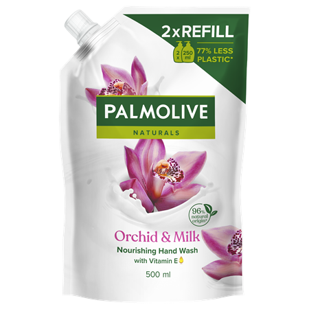 Palmolive Tvål Refill Orchid & Milk 12x500ml