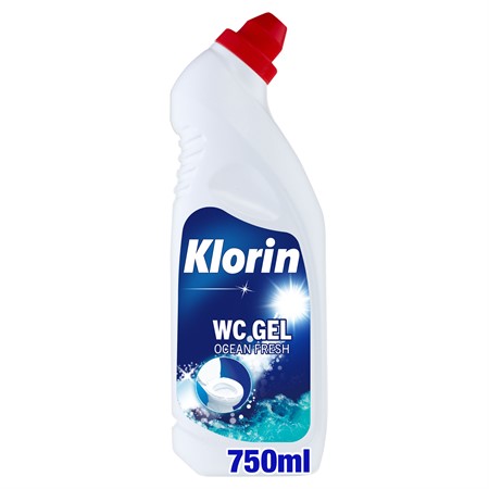 Klorin WC-Gel Ocean Fresh 12x750ml