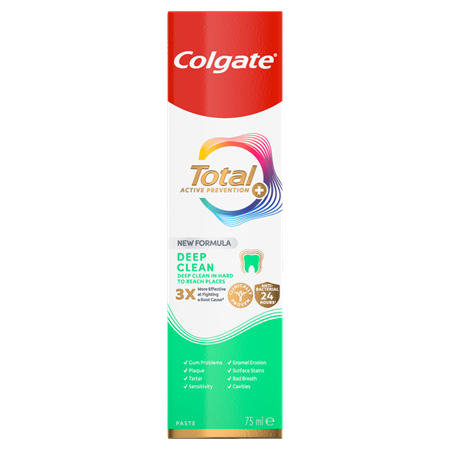 Colgate Tandkräm Total Deep Clean 12x75ml