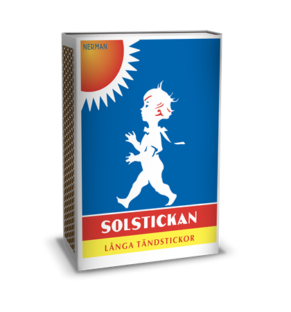 Solstickan Långa tändstickor 60x4-p