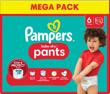Pampers Baby Dry Pants S6 15+kg 1x70-p MB