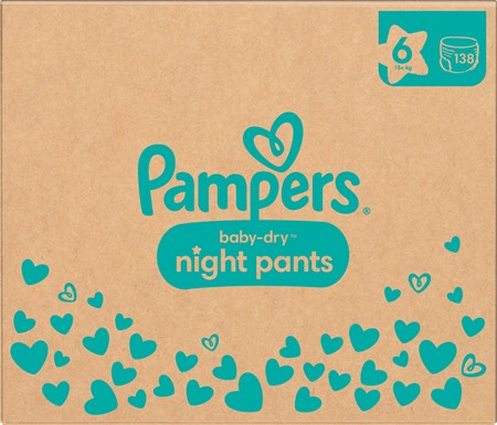 Pampers Baby Dry Night Pants S6 15+kg 1x138-p MSB