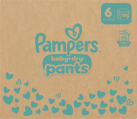 Pampers Baby Dry Pants S6 13-19kg MSB 1x138-p