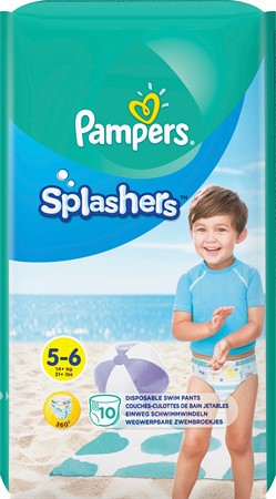 Pampers Splashers Simblöjor S5/6  14+Kg 8x10-p