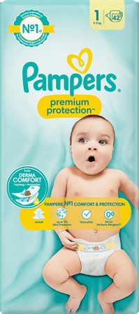 Pampers New Baby S1 2-5Kg 2x42-p VP
