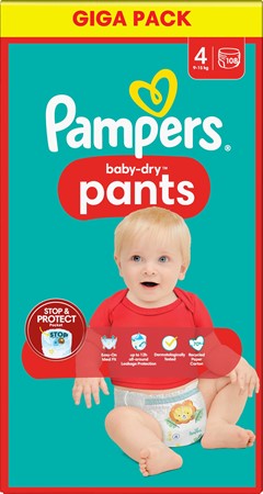 Pampers Baby Dry Pants S4 9-15kg 1x108-p GB