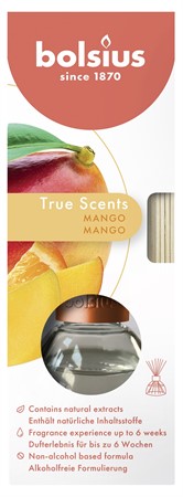 Bolsius Doftpinnar True Scents, Mango  6x1-p 45ml