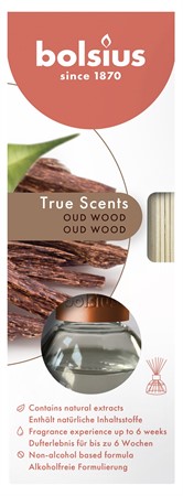 Bolsius Doftpinnar True Scents ,Oud Wood 6x1-p 45ml
