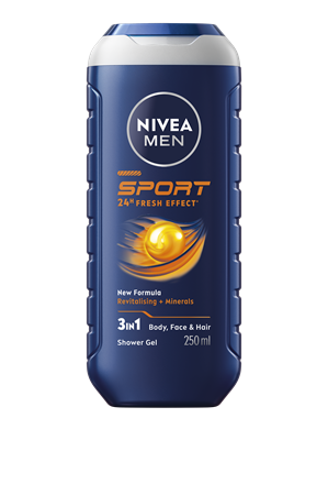 Nivea Shower Spor for men på flaska 250ml