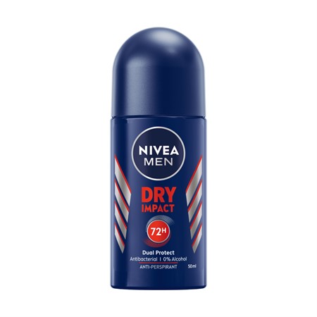 Nivea Men Deo Dry Impact Roll on 6x50ml