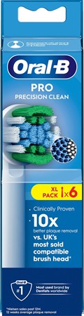 Oral-B Tandborstrefill Precision Clean 6x6-p
