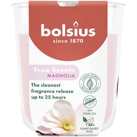 Bolsius Doftljus True Scents 8x7,3 cm Small Magnolia 6x1-p