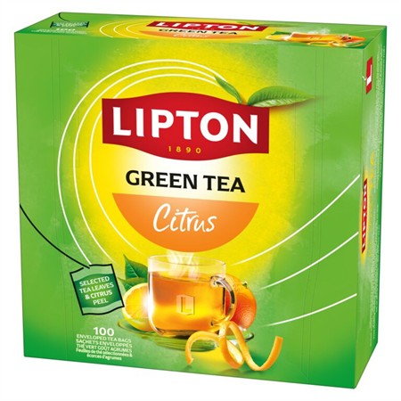 Lipton green te citrus storpack