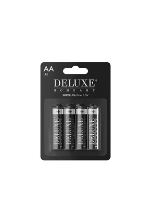 Deluxe AA Batteri 1,5V 12x4-pack