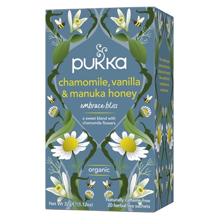 Pukka Chamomille, Vanilla&Manuka Honey EKO 4x20