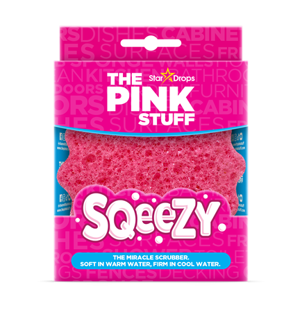 The Pink stuff Sqeezy Scrubber 12x1-p