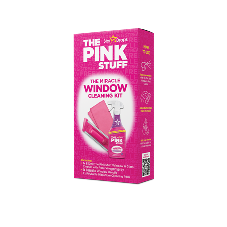 The Pink Stuff Window Cleaning Kit 6x1-p